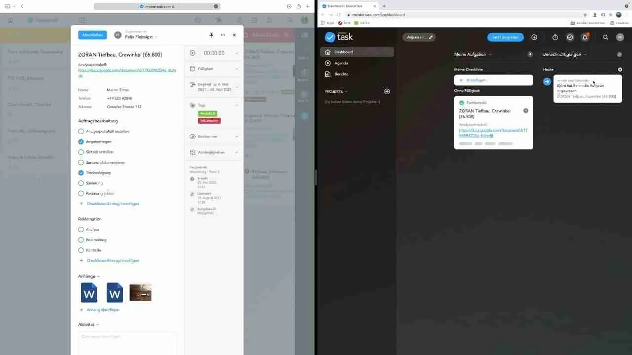 MeisterTask mit externen Gästen