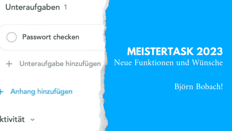 MeisterTask 2023 1 | Professionelles Coaching in Düsseldorf – Bobach Coaching & Consulting MeisterTask Fazit 2023