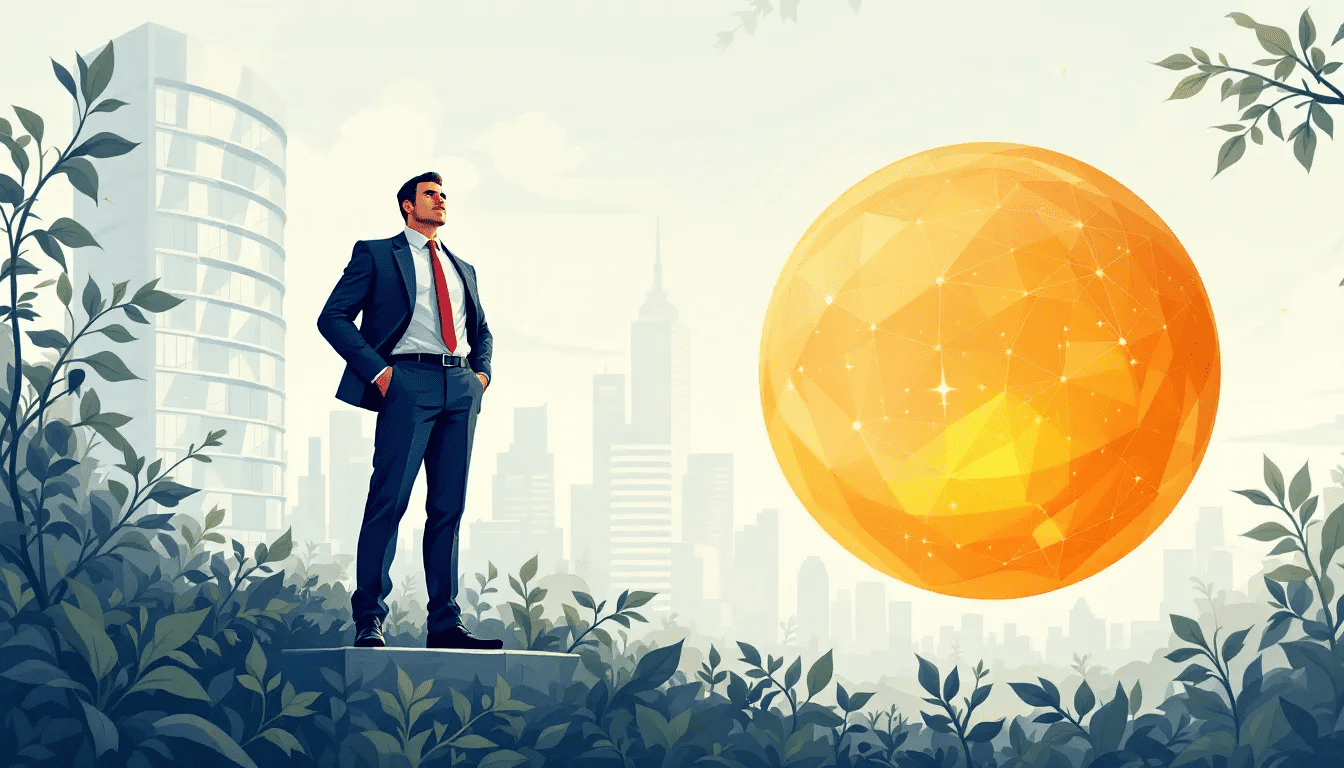 Führungskraft, die soziale Verantwortung und Nachhaltigkeit in der Unternehmensführung betont.